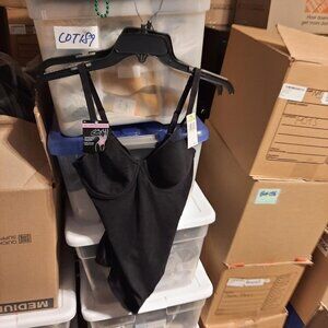 NEW With TAG ! All Over Solution Black Shaper Style Black Size 34B